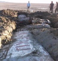 Encontraron un avión en un lago seco de Chubut