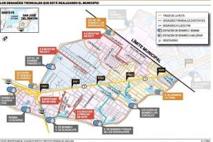 Cómo avanzan las obras para mitigar el riesgo hídrico Cómo avanzan las obras para mitigar el riesgo hídrico