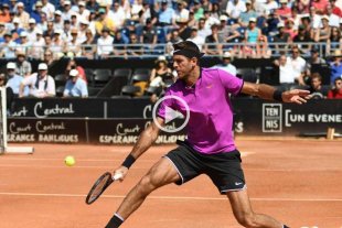 Del Potro debutó con un triunfo en Lyon Del Potro debutó con un triunfo en Lyon