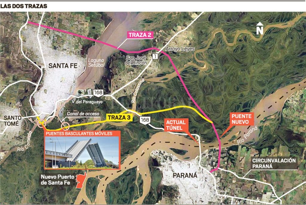 Se licitaría en septiembre Se acercan definiciones para la traza del puente Santa Fe-Paraná - Se acercan definiciones para la traza del puente Santa Fe-Paraná - -