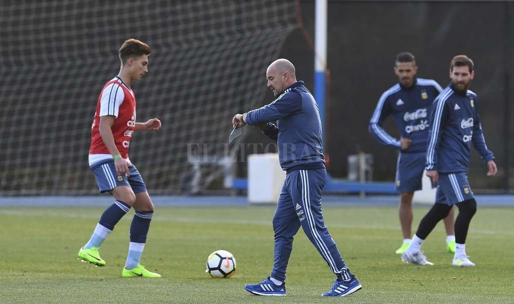 Nueva prueba de Sampaoli de cara al duelo con Brasil