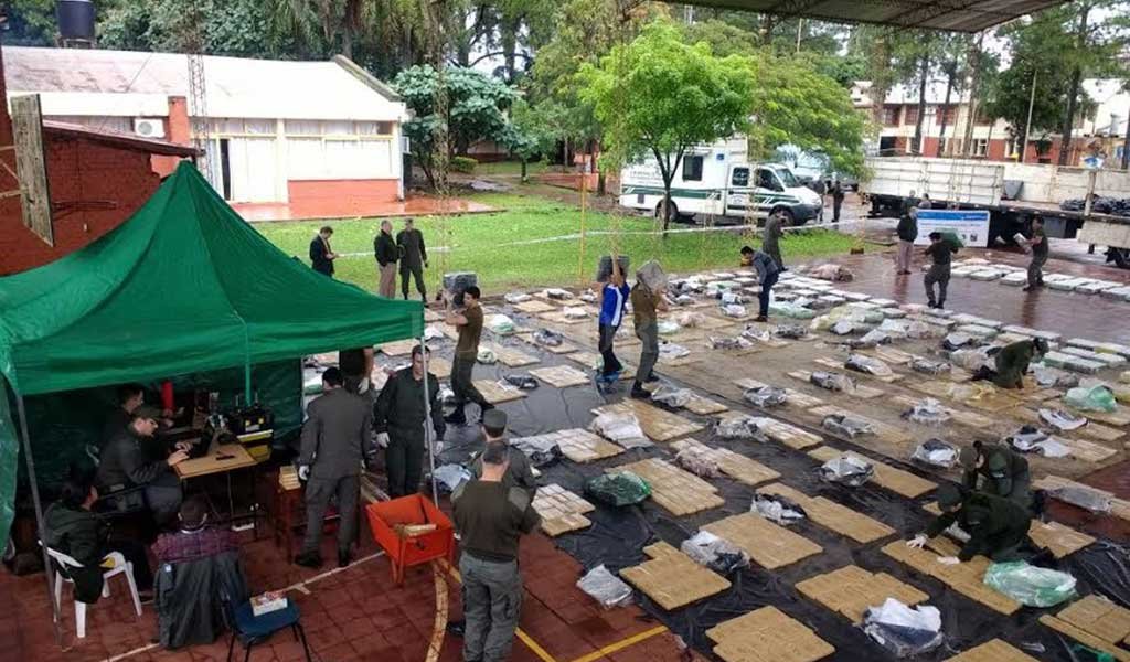 Gendarmería secuestró 4,5 t de marihuana en un control en Misiones