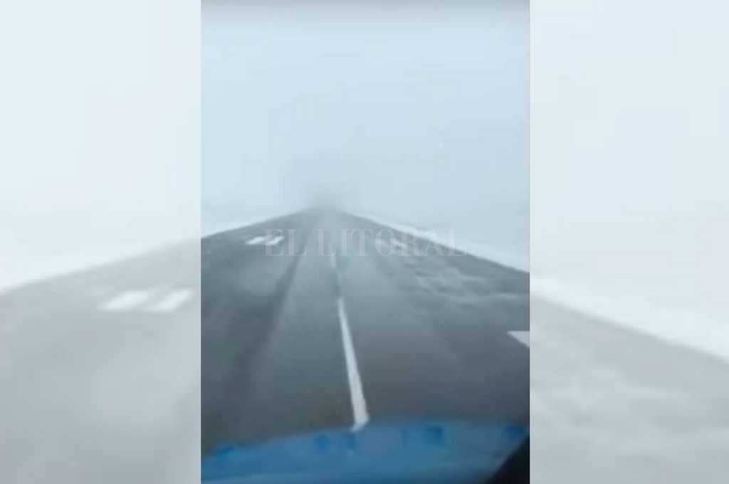 Aterrizaje para el infarto en Bariloche en medio de la nieve
