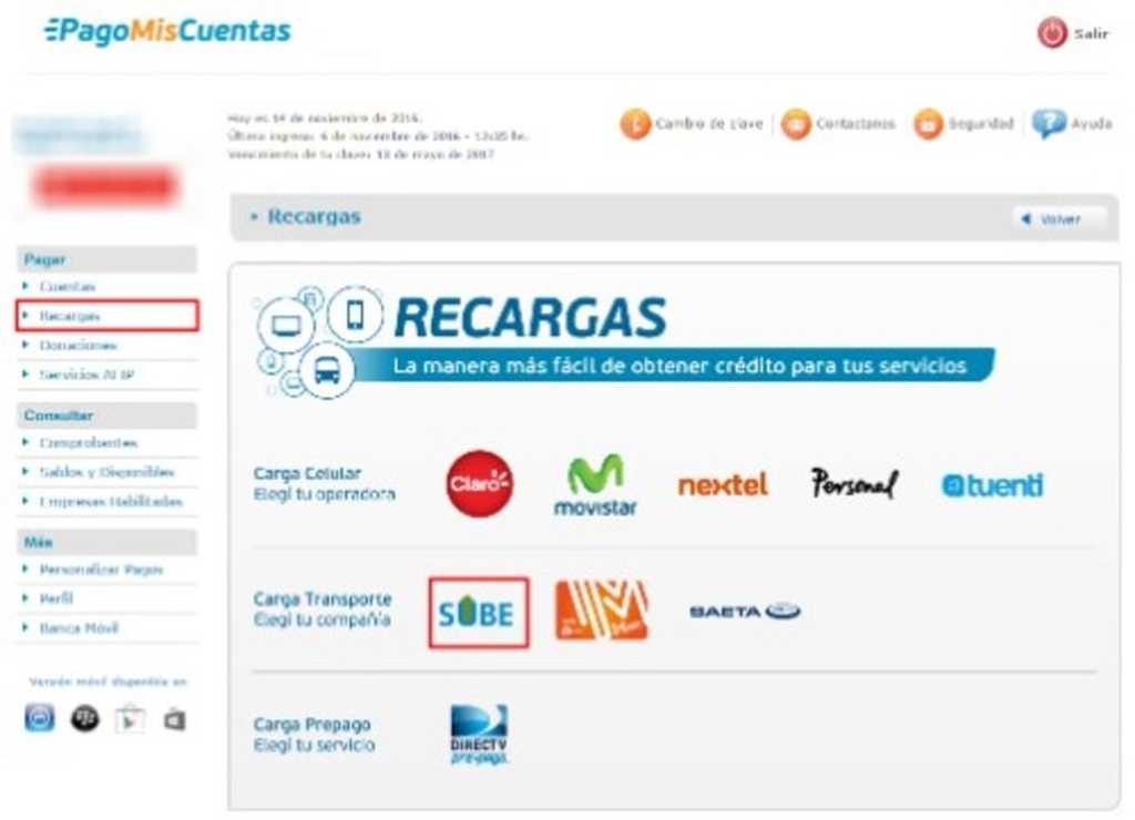 cargar credito online argentina