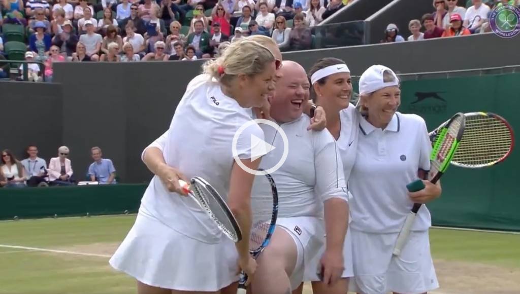 Gritaba, lo invitaron a jugar e hizo un papelón — Wimbledon