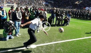 Video: tremendo blooper de Evo Morales Video: tremendo blooper de Evo Morales