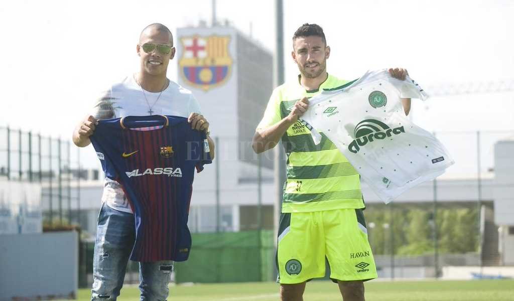 La camiseta que usará Chapecoense ante el Barcelona La camiseta que usará Chapecoense ante el Barcelona