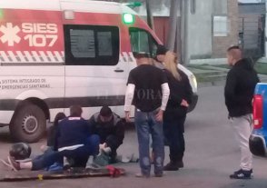 Motociclistas lesionadas tras un choque en Guadalupe oeste Motociclistas lesionadas tras un choque en Guadalupe oeste