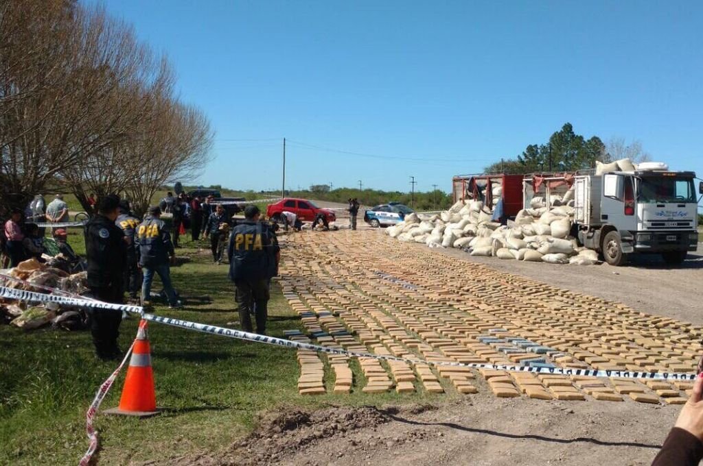 Entre Ríos: secuestraron 10 toneladas de marihuana en un camión