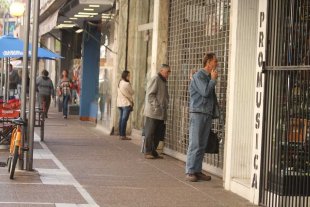 Lunes atípico en la peatonal Lunes atípico en la peatonal