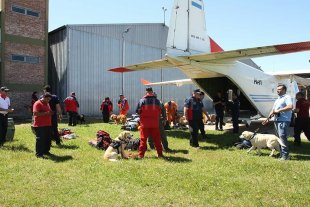 Tres perros santafesinos participaron del operativo de búsqueda en el río Tres perros santafesinos participaron del operativo de búsqueda en el río