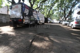 Cerca de la Costanera, la calle de los carribares está "detonada" Cerca de la Costanera, la calle de los carribares está "detonada"