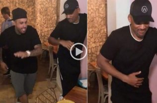 Nicky Jam le enseña a bailar a Will Smith en Colombia Nicky Jam le enseña a bailar a Will Smith en Colombia