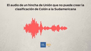 El audio de un hincha de Unión que no puede creer la clasificación de Colón a la Sudamericana El audio de un hincha de Unión que no puede creer la clasificación de Colón a la Sudamericana