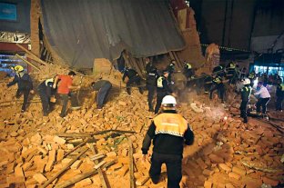 El derrumbe de un edificio en remodelación dejó tres muertos El derrumbe de un edificio en remodelación dejó tres muertos