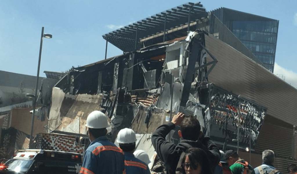 Derrumbe en edificio de la Ciudad de México fue por falla estructural