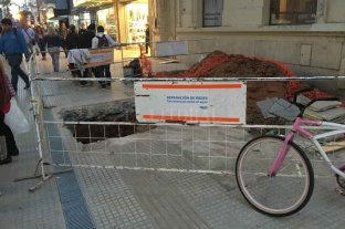 Rompieron la obra terminada para sumar conexiones de agua y cloaca Rompieron la obra terminada para sumar conexiones de agua y cloaca