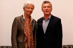 Macri recibe a Christine Lagarde, directora del FMI Macri recibe a Christine Lagarde, directora del FMI