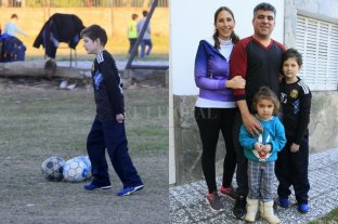 La historia de Nahuel Caminos El fútbol y el milagro de la vida - Nahuel en plena práctica. El fútbol, un aliado para su rehabilitación y la familia, otro pilar. Verónica, Carlos, Morena y Nahuel. El fútbol y el milagro de la vida - Nahuel en plena práctica. El fútbol, un aliado para su rehabilitación y la familia, otro pilar. Verónica, Carlos, Morena y Nahuel.