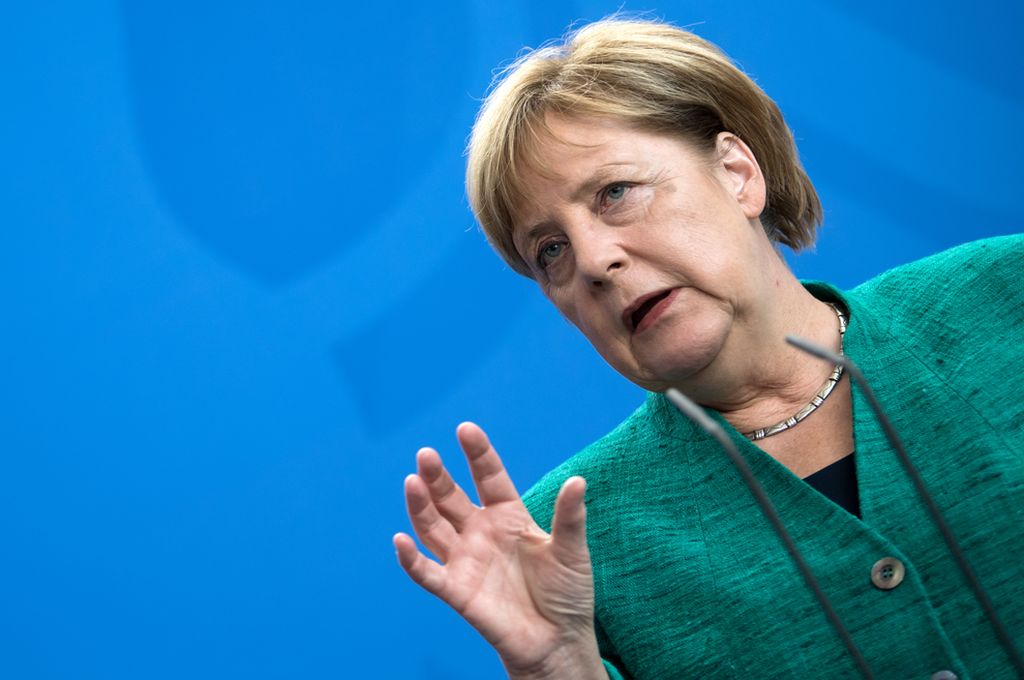 Angela Merkel, canciller alemana.  Crédito: dpa