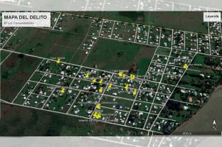 En barrio Los Conquistadores Hartos de los robos, vecinos de Sauce Viejo hicieron un mapa del delito - Sólo en lo que va de la presente semana, 5 viviendas fueron atacadas por la delincuencia. Hartos de los robos, vecinos de Sauce Viejo hicieron un mapa del delito - Sólo en lo que va de la presente semana, 5 viviendas fueron atacadas por la delincuencia.