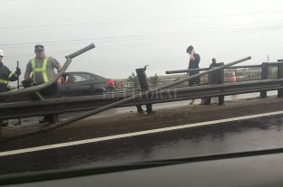 A la altura de La Guardia Dos lesionados en un accidente en la Ruta 168 - Dos lesionados en un accidente en la Ruta 168 -