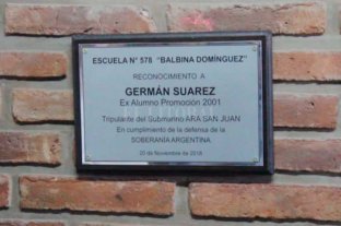 Tras el hallazgo del ARA San Juan Sentido homenaje al submarinista santafesino - Sentido homenaje al submarinista santafesino -