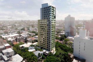 En la zona de Bv. Gálvez y Güemes Construyen la Torre Emilia, conjunción de confort, máxima seguridad y buen gusto - Vista exterior. El render muestra cómo va a lucir una vez terminada la Torre Emilia, un edificio compuesto por 22 pisos más planta baja y subsuelo. Tendrá ingreso peatonal por calle Bv. Gálvez y acceso vehicular por calle Güemes, con una capacidad para 57 cocheras. Construyen la Torre Emilia, conjunción de confort, máxima seguridad y buen gusto - Vista exterior. El render muestra cómo va a lucir una vez terminada la Torre Emilia, un edificio compuesto por 22 pisos más planta baja y subsuelo. Tendrá ingreso peatonal por calle Bv. Gálvez y acceso vehicular por calle Güemes, con una capacidad para 57 cocheras.
