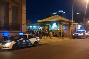 Sábado violento en el Centenario Balearon a "Nano" Leiva, jefe de la barra de Colón - Balearon a "Nano" Leiva, jefe de la barra de Colón -