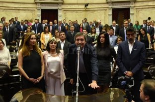 Con una frase de Los Redondos Diputados: Máximo Kirchner juró con una fórmula "ricotera" - Diputados: Máximo Kirchner juró con una fórmula "ricotera" -