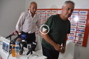 Madel�n confirm� su renuncia como DT de Uni�n: "No pude asimilar cuando se desarm� el equipo" - As� se retiraba Madel�n de su �ltima conferencia.