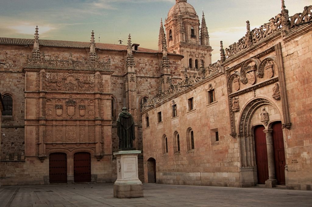 Fachada de la Universidad de Salamanca, donde Manuel Belgrano cursó parte de sus estudios. Crédito: Captura de Internet