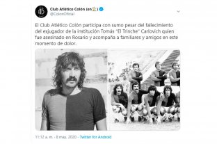 Clubes del fútbol argentino recuerdan a "Trinche" Carlovich