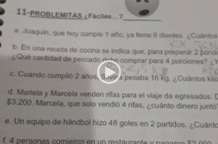 Viral cordobés El desopilante video de un papá que muestra los errores en la tarea de su hijo - El desopilante video de un papá que muestra los errores en la tarea de su hijo -