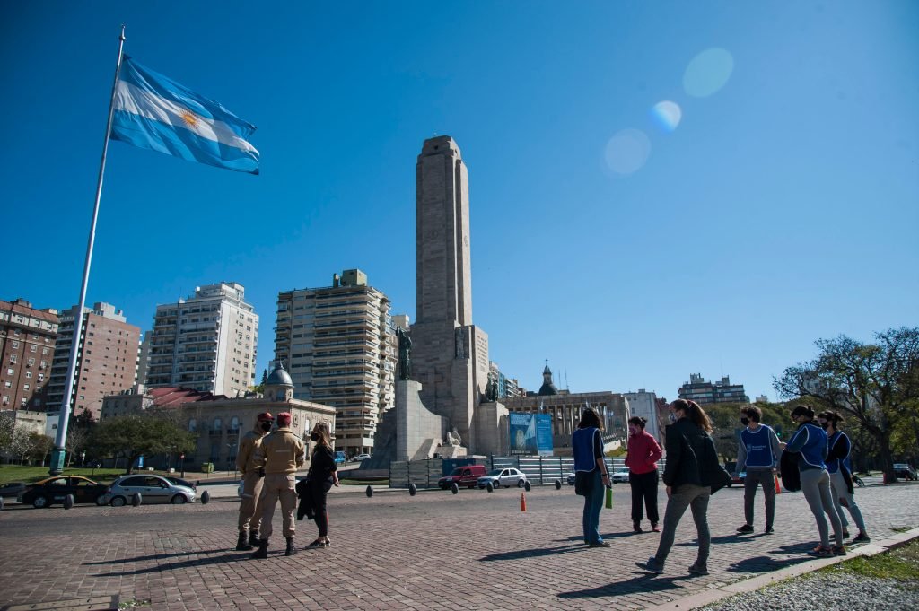 Monumento A La Bandera Mas De 1 200 Dias Con Las Obras Inconclusas Mirador Provincial Noticias De Santa Fe Entre Rios Www Miradorprovincial Com