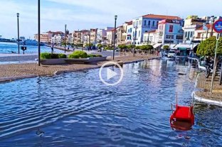 Mar Egeo Impactantes videos del tsunami que afectó a Turquía y Grecia - Impactantes videos del tsunami que afectó a Turquía y Grecia -