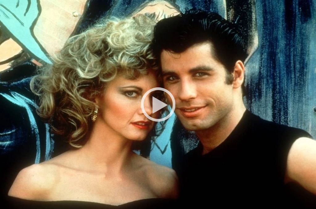 ella y john travolta recrearon el baile de grease para el super tazón