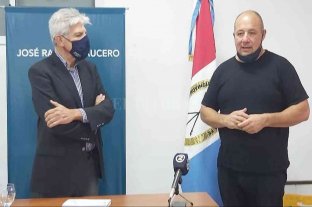 Baucero firm convenio y entreg aportes