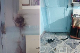 A media mañana de este sábado Cayó un rayo en barrio Los Troncos y quemó artefactos en toda la cuadra - Cayó un rayo en barrio Los Troncos y quemó artefactos en toda la cuadra -