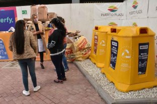 Pasó con éxito la campaña de reciclaje en Puerto Plaza  