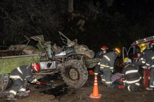 San Martn de Los Andes: volc un Unimog y un soldado se encuentra grave