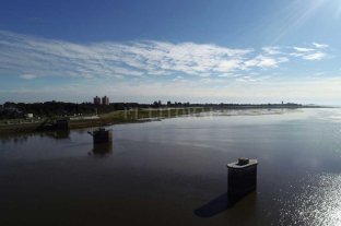 Bajante histórica El Río Paraná volvió a descender en Santa Fe: 39 cm y récord - El Río Paraná volvió a descender en Santa Fe: 39 cm y récord -