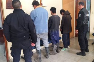 Empalme San Carlos Falsos pescadores detenidos por robo a orillas del Salado - Falsos pescadores detenidos por robo a orillas del Salado -