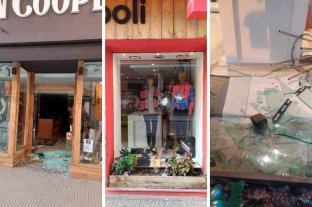 Comerciantes en jaque Robos y destrozos en la peatonal santafesina - Robos y destrozos en la peatonal santafesina -