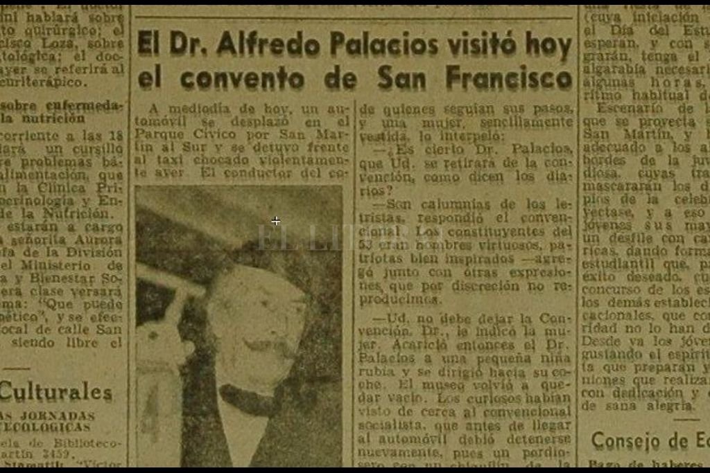 En su rol de legislador, Alfredo Palacios fue pionero en promover leyes que fueron ejemplo en el mundo entero. Crédito: Archivo El Litoral