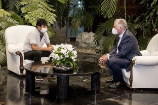 Díaz-Canel recibió a Evo Morales en La Habana