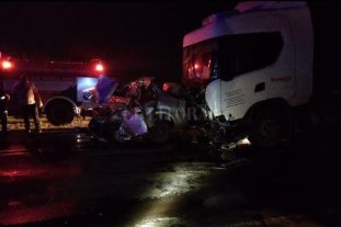 Murió un hombre de 35 años Trágico choque en Reconquista - Trágico choque en Reconquista -