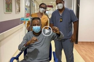Video: Pel se recupera de su operacin y ya realiza ejercicios 
