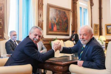El presidente Alberto Fernndez recibi a Lula Da Silva en Casa Rosada
