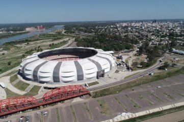 Desde el drone de El Litoral: así luce el estadio a horas del gran partido River vs. Colón 